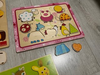 Puzzle educativi in legno