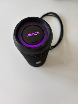 Altavoz Bluetooth 5.3  Rienok Negro Portátil.