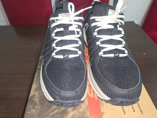 Zapatillas Skechers Negras y Beige