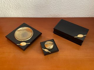 Set fumador escritorio vintage 3 piezas