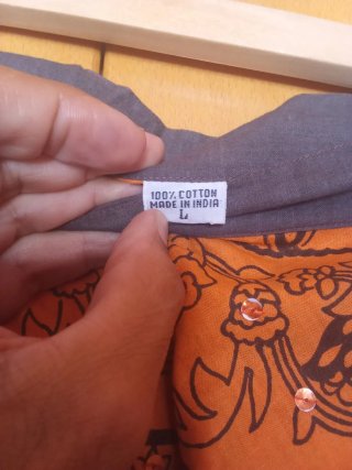 Falda larga estampada talla única