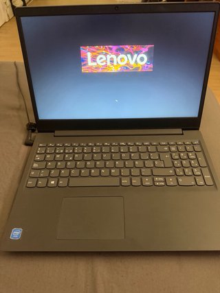 Portátil Lenovo V15 IGL 15 Negro/Gris