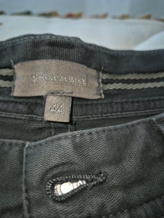 Pantalón loneta verde caky tipo vaquero