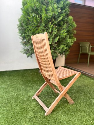 Sillas de teca para jardín plegables