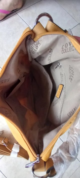Borsa a spalla Coveri Collection Gialla
