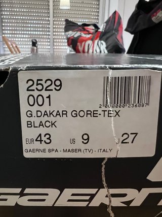Botas Trail/AdvGaerne G.Dakar Gore-Tex Nuevas 43