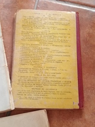 3 Libros Antiguos Escolares
