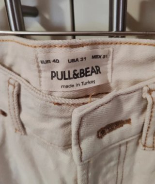 Pantalones Pull&Bear Beige Talla M