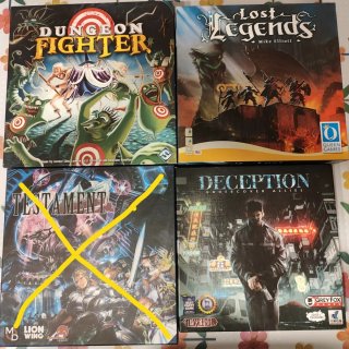 Lote 3 juegos de mesa en inglés