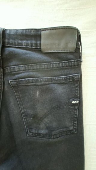 Jeans nero da uomo Gas