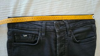 Jeans nero da uomo Gas