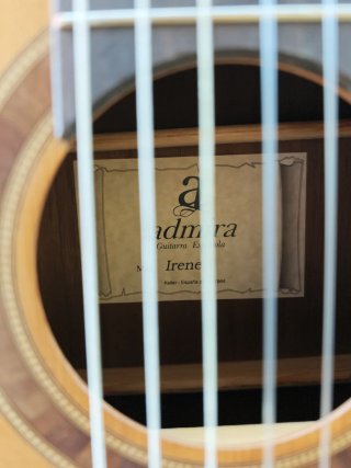 Guitarra española admira mod irene con funda