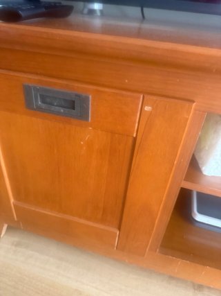 Mueble TV madera marrón