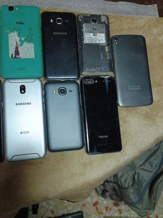 Lote 5 Móviles Alcatel, Honor, Samsung, Sony, Wiko