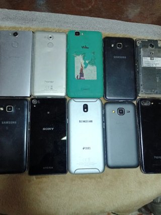 Lote 5 Móviles Alcatel, Honor, Samsung, Sony, Wiko