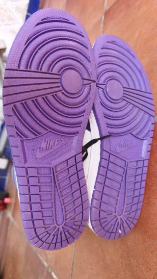 Nike Air Jordan 1 Morado Blanco