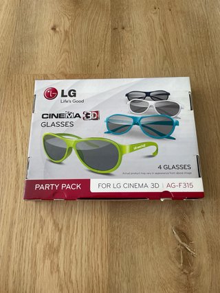 Gafas LG Cinema 3D (4 unidades)