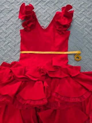 Traje de flamenca niña volantes