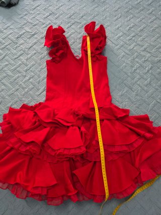 Traje de flamenca niña volantes