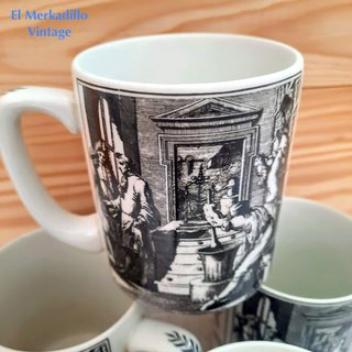Tazas vintage Café Monky
