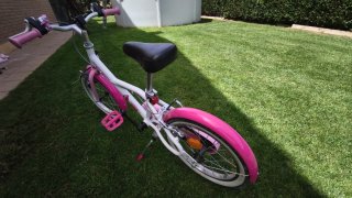 Bicicleta infantil niña rosa