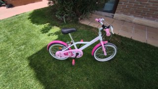 Bicicleta infantil niña rosa