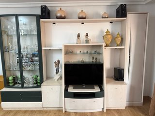 Mueble modular salón madera maciza