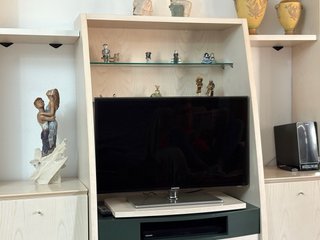 Mueble modular salón madera maciza