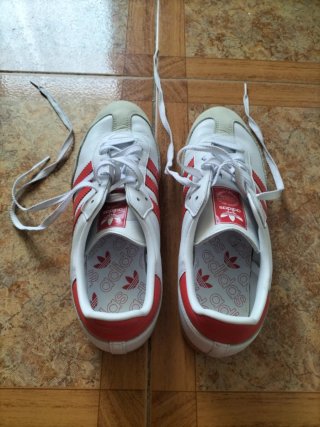 Zapatillas Adidas Samba Blancas Rojas