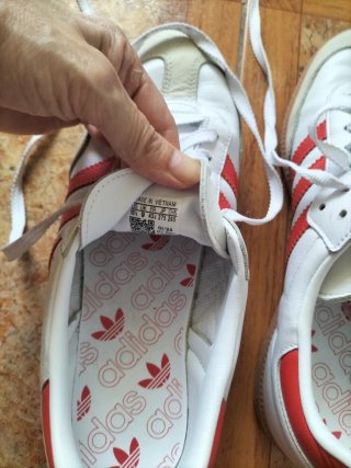 Zapatillas Adidas Samba Blancas Rojas