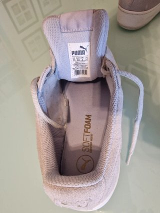 Sneakers Puma Grigio/Bianco Tg 38.5.