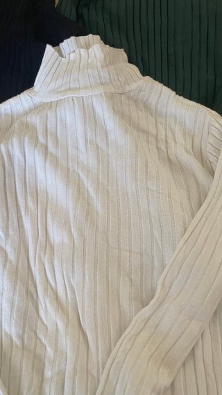 Lote 3 jerséis canalé talla única