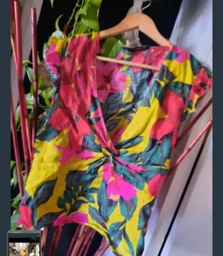 Camisa Zara floral