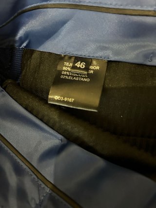 Traje azul chaqueta chaleco camisa