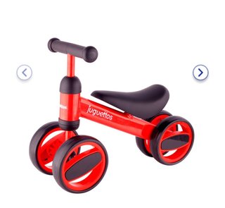 Bicicleta de equilibrio roja Juguettos