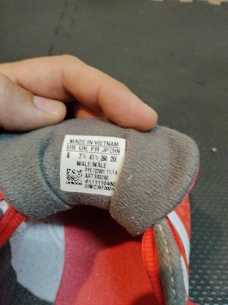 Zapatillas pádel Adidas T41.5 Naranja