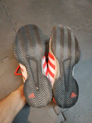 Zapatillas pádel Adidas T41.5 Naranja