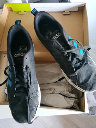 Zapatillas Adidas Neo Negras y Azules