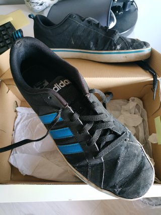 Zapatillas Adidas Neo Negras y Azules