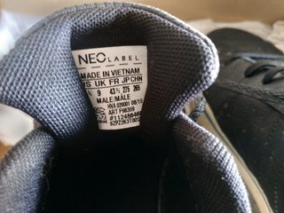 Zapatillas Adidas Neo Negras y Azules