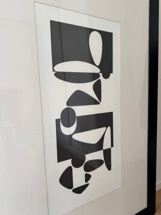 Cuadro de impresión abstracta Victor Vasarely