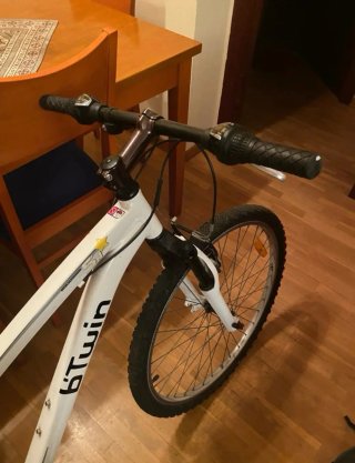 Bicicleta Rockrider 5.1 Btwin Blanca