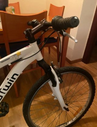 Bicicleta Rockrider 5.1 Btwin Blanca