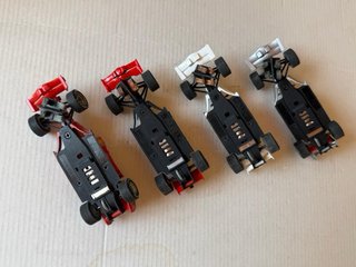 4 Coches F1 Scalextric SCX 1:43