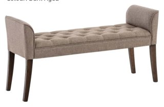 Chaise longue Cleopatra beige/marrone