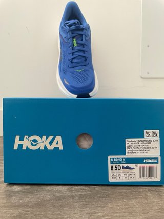 Zapatillas Hoka Bondi 9 Azul precio en tienda 180€