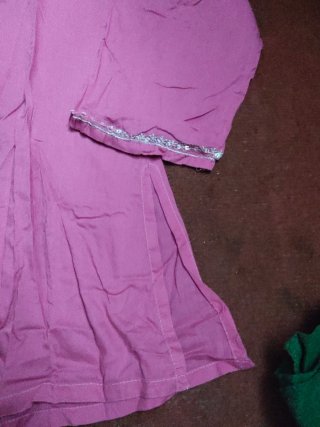 Camisa India Rosa Bordada