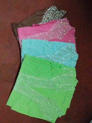 Camisa India Rosa Bordada