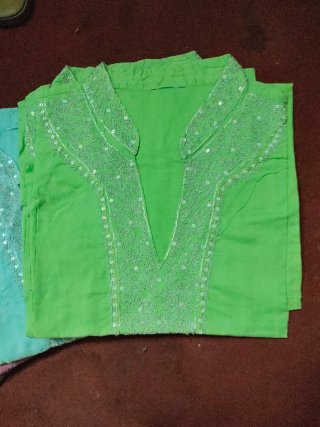 Camisa India Rosa Bordada