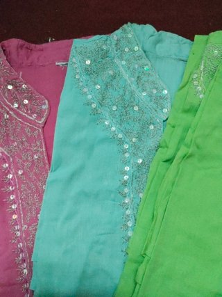 Camisa India Rosa Bordada